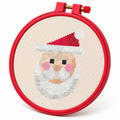 Merry Santa – Cross Stitch Pattern & Kit