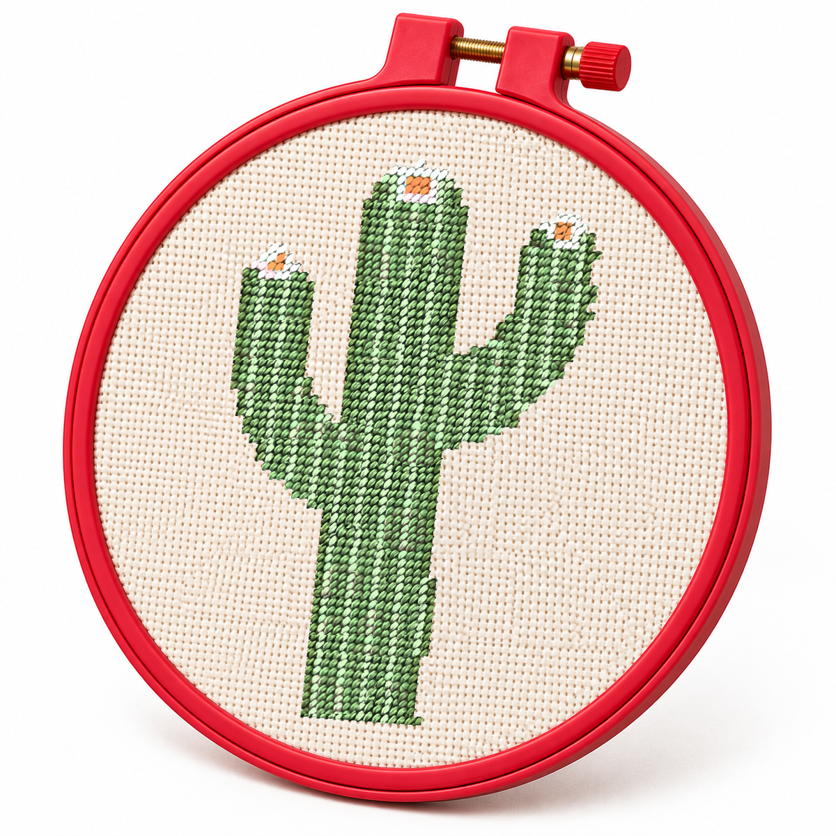 Desert Saguaro – Cross Stitch Pattern & Kit