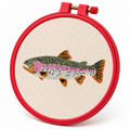 Rainbow Trout – Cross Stitch Pattern & Kit