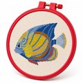 Ornate Angelfish – Cross Stitch Pattern & Kit