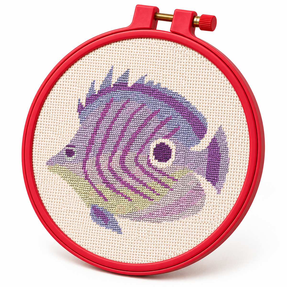 Coral Butterflyfish – Cross Stitch Pattern & Kit