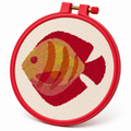 Ruby Angelfish – Cross Stitch Pattern & Kit
