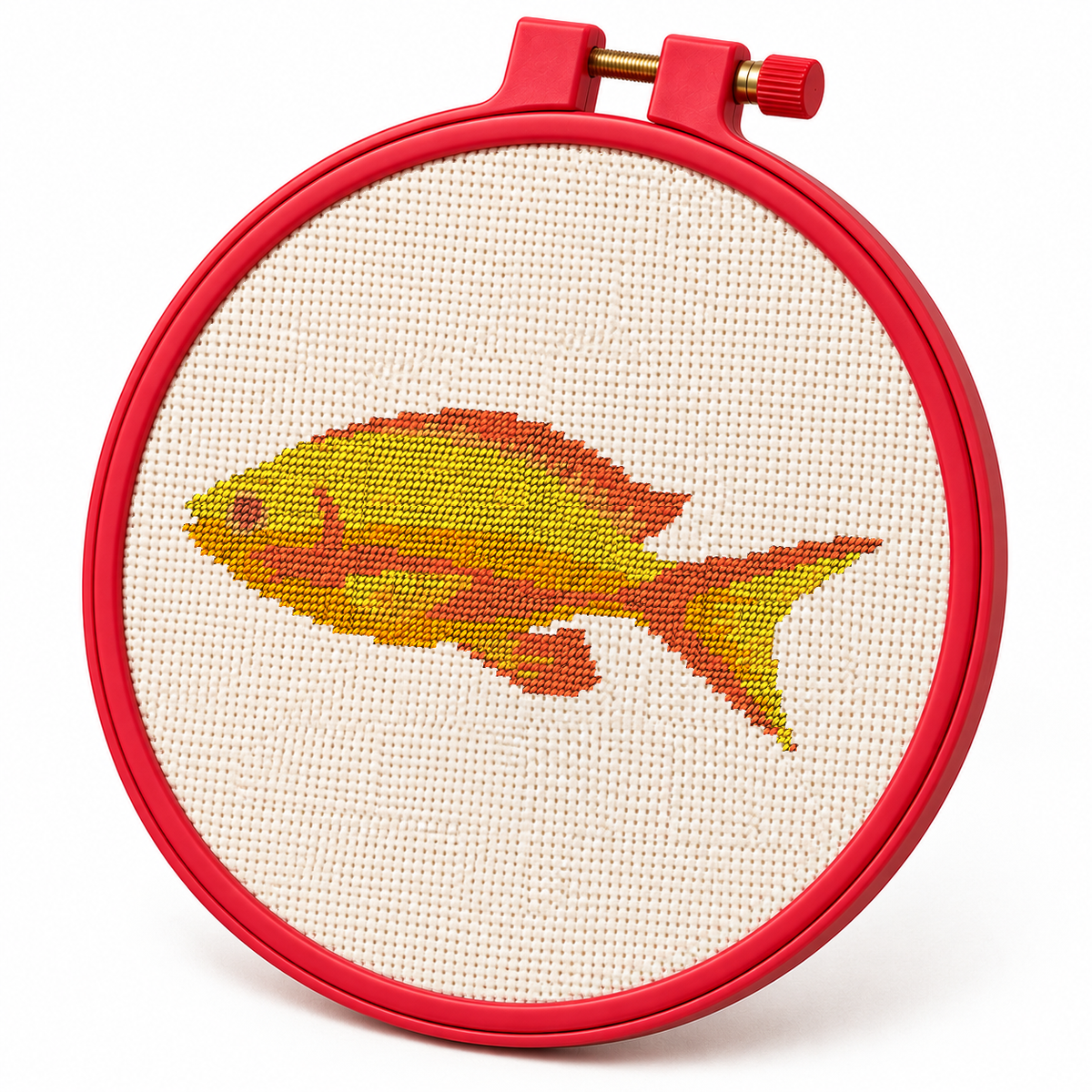 Golden Anthias – Cross Stitch Pattern & Kit
