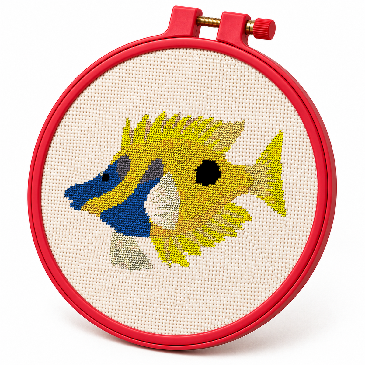 Spotted Rabbitfish – Cross Stitch Pattern & Kit