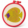 Sunburst Butterflyfish – Cross Stitch Pattern & Kit