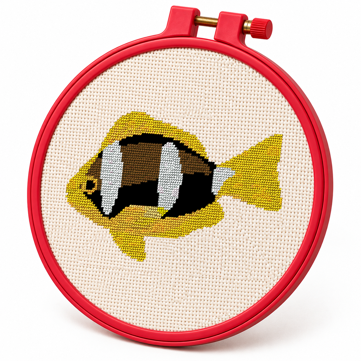 Clarks Anemonefish – Cross Stitch Pattern & Kit