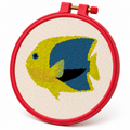 Bicolor Angelfish – Cross Stitch Pattern & Kit