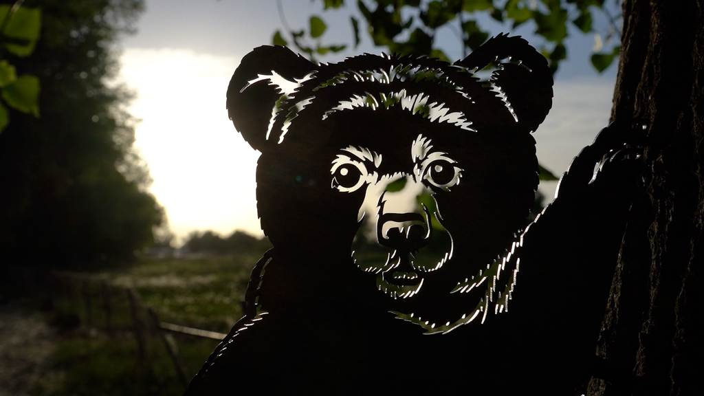 Metal Bear Cub